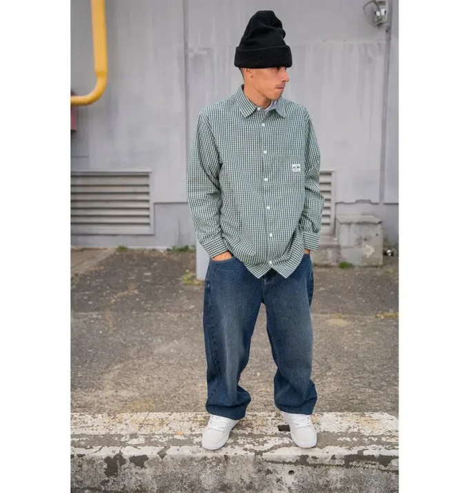 Blugi baggy pentru bărbați Worker Baggy Denim Double That