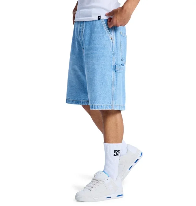 Pantaloni scurți baggy din denim pentru bărbați Pantaloni scurți baggy din denim pentru bărbați