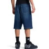 Pantaloni scurți din denim largi pentru bărbați Pantaloni scurți din denim largi pentru bărbați