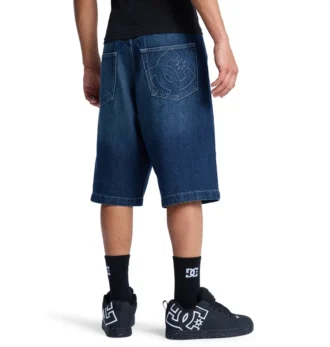 Pantaloni scurți din denim largi pentru bărbați Pantaloni scurți din denim largi pentru bărbați