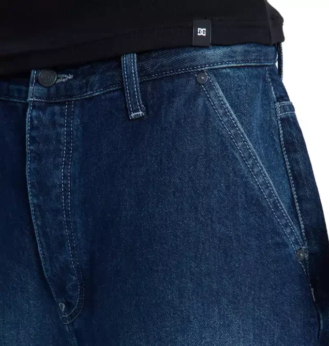 Pantaloni scurți din denim largi pentru bărbați Pantaloni scurți din denim largi pentru bărbați