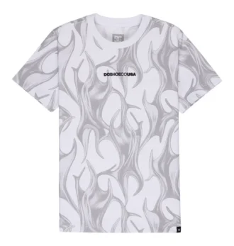 Tricou cu mânecă scurtă DC Liquid Fuego Heritage pentru copii