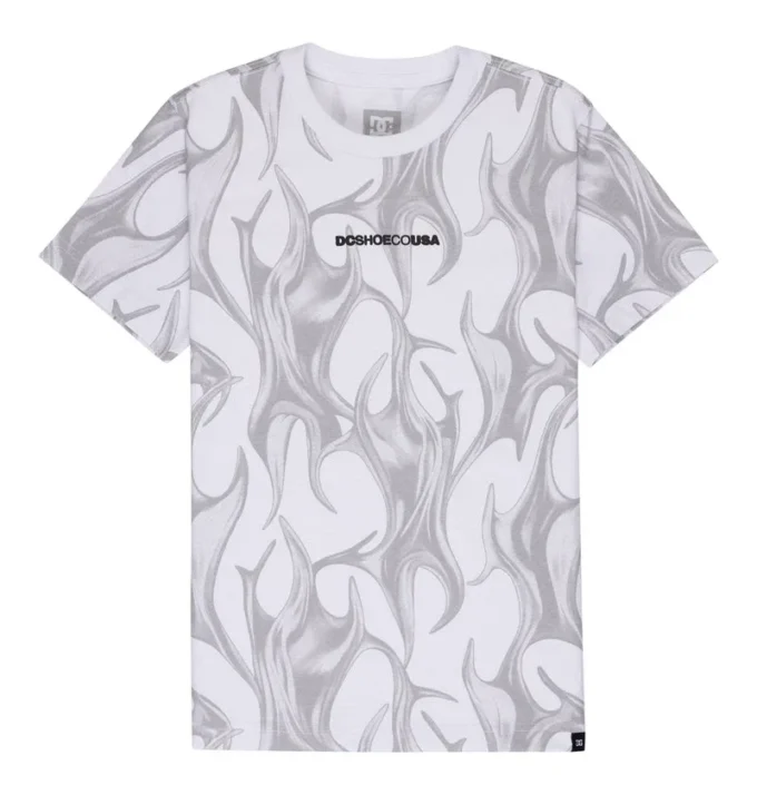 Tricou cu mânecă scurtă DC Liquid Fuego Heritage pentru copii Tricou cu mânecă scurtă DC Liquid Fuego Heritage pentru copii