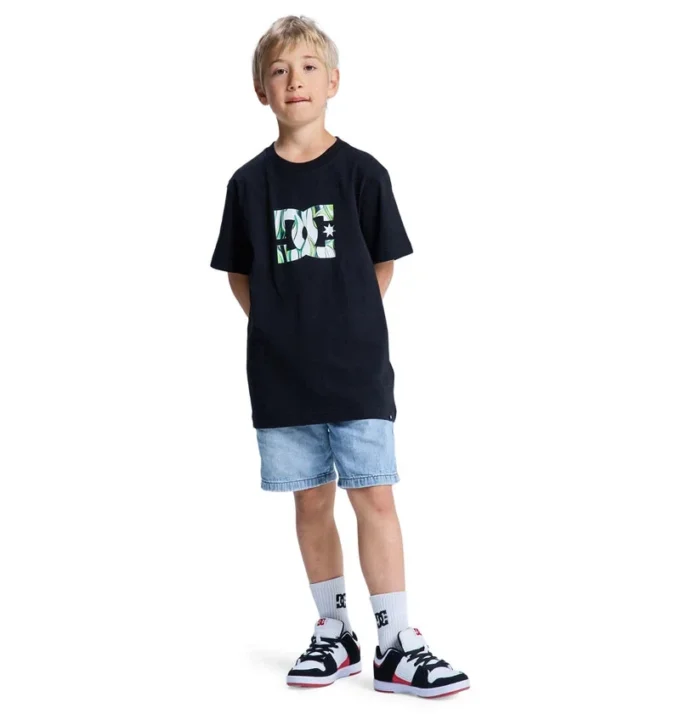 Tricou cu mânecă scurtă DC Star Filled pentru copii Tricou cu mânecă scurtă DC Star Filled pentru copii